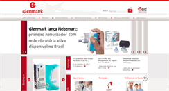 Desktop Screenshot of glenmarkpharma.com.br